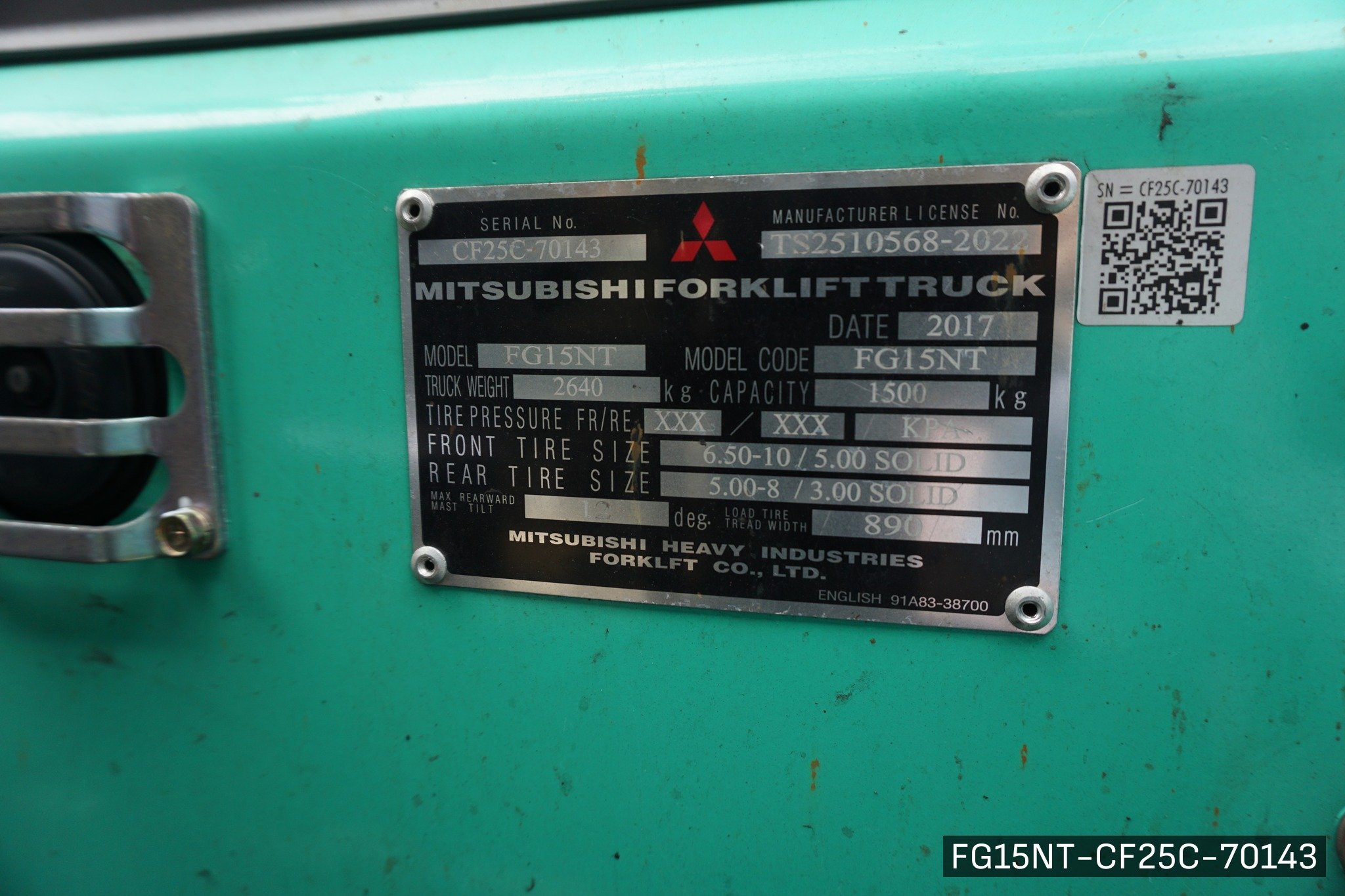 MITSUBISHI FG15NT - image 5