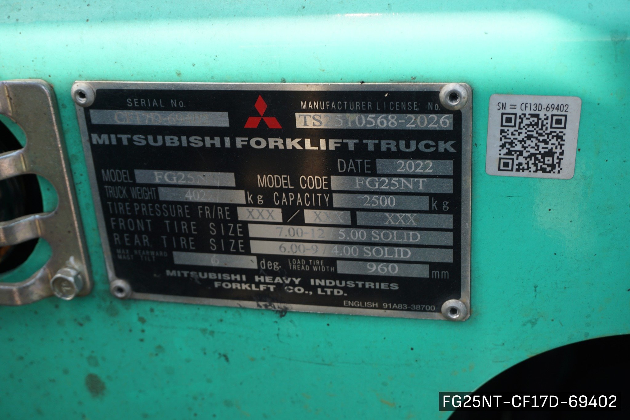 MITSUBISHI FG25NT - image 7