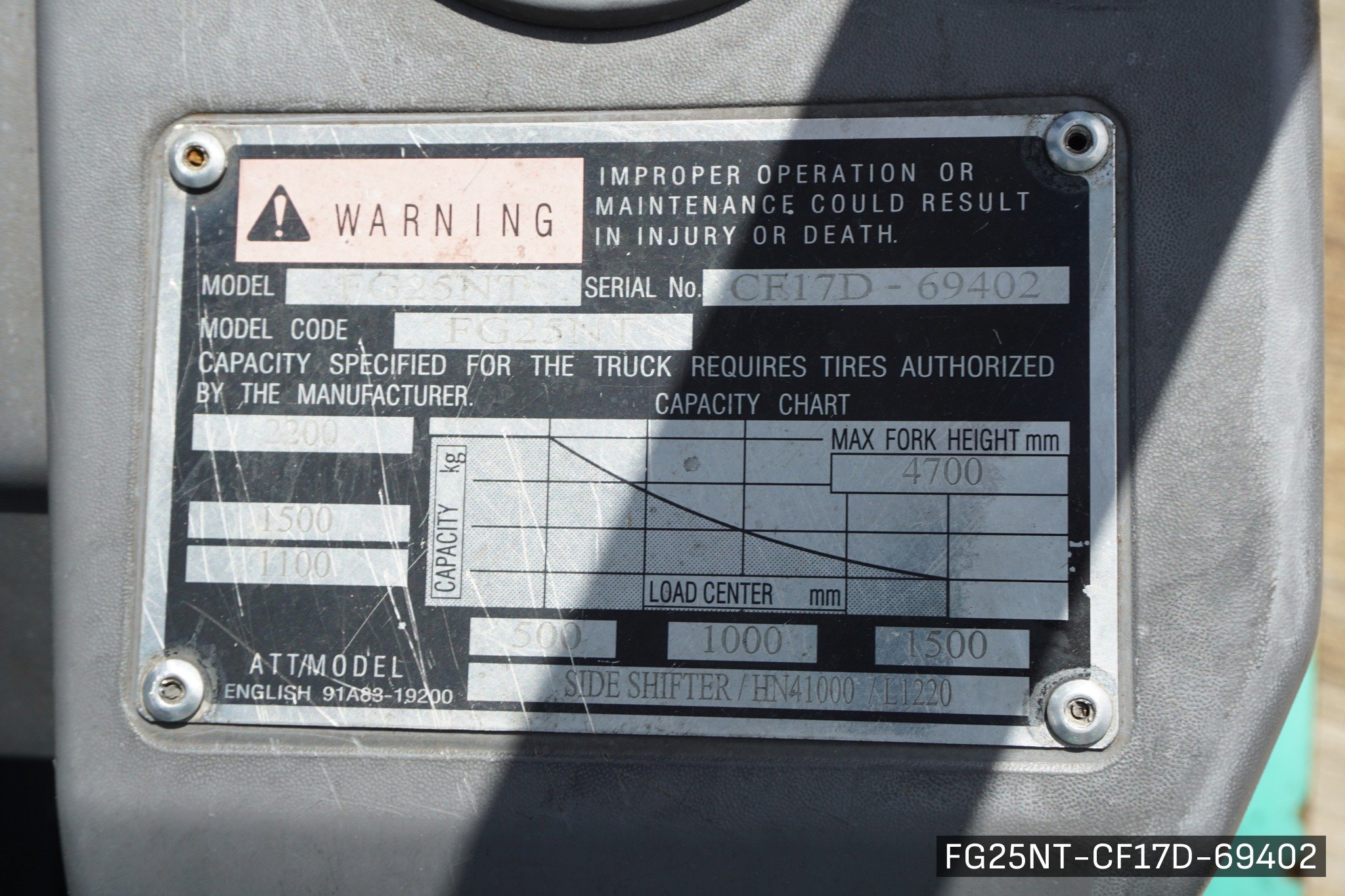 MITSUBISHI FG25NT - image 8