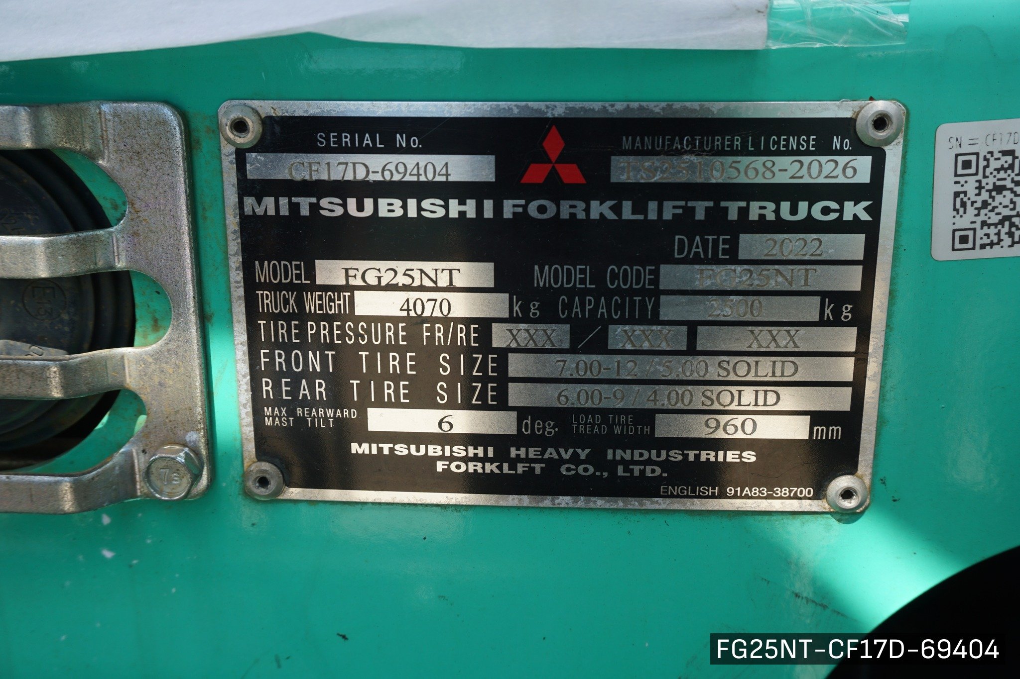 MITSUBISHI FG25NT - image 8