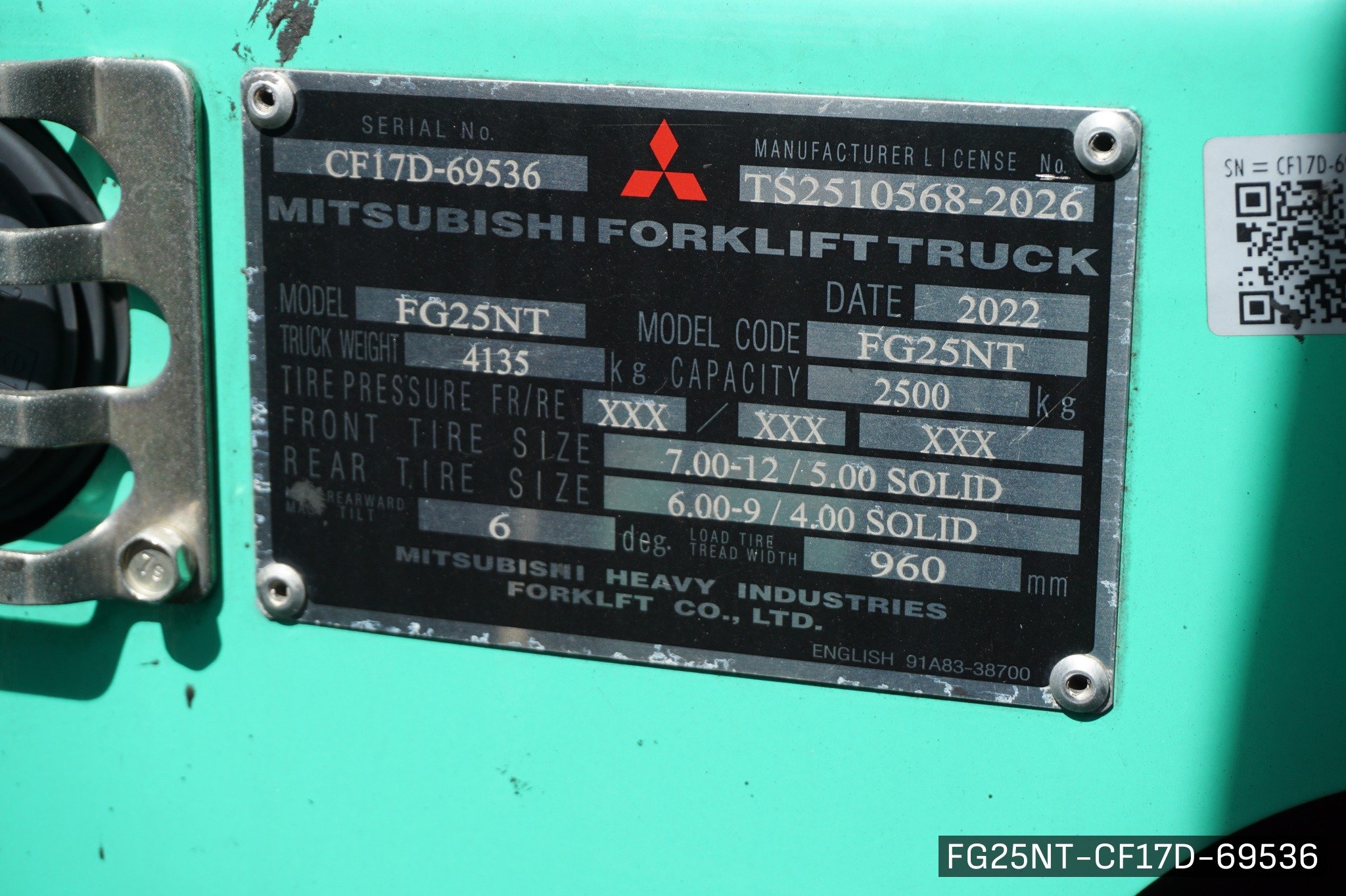 MITSUBISHI FG25NT - image 7
