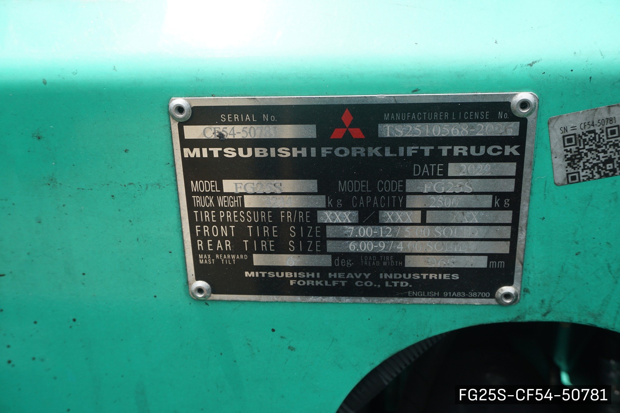 MITSUBISHI FG25S - image 7