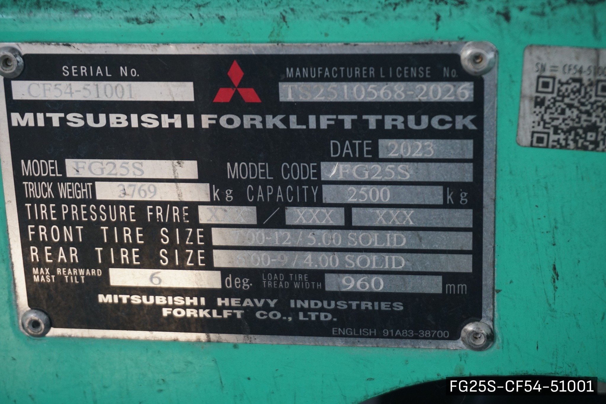 MITSUBISHI FG25S - image 7