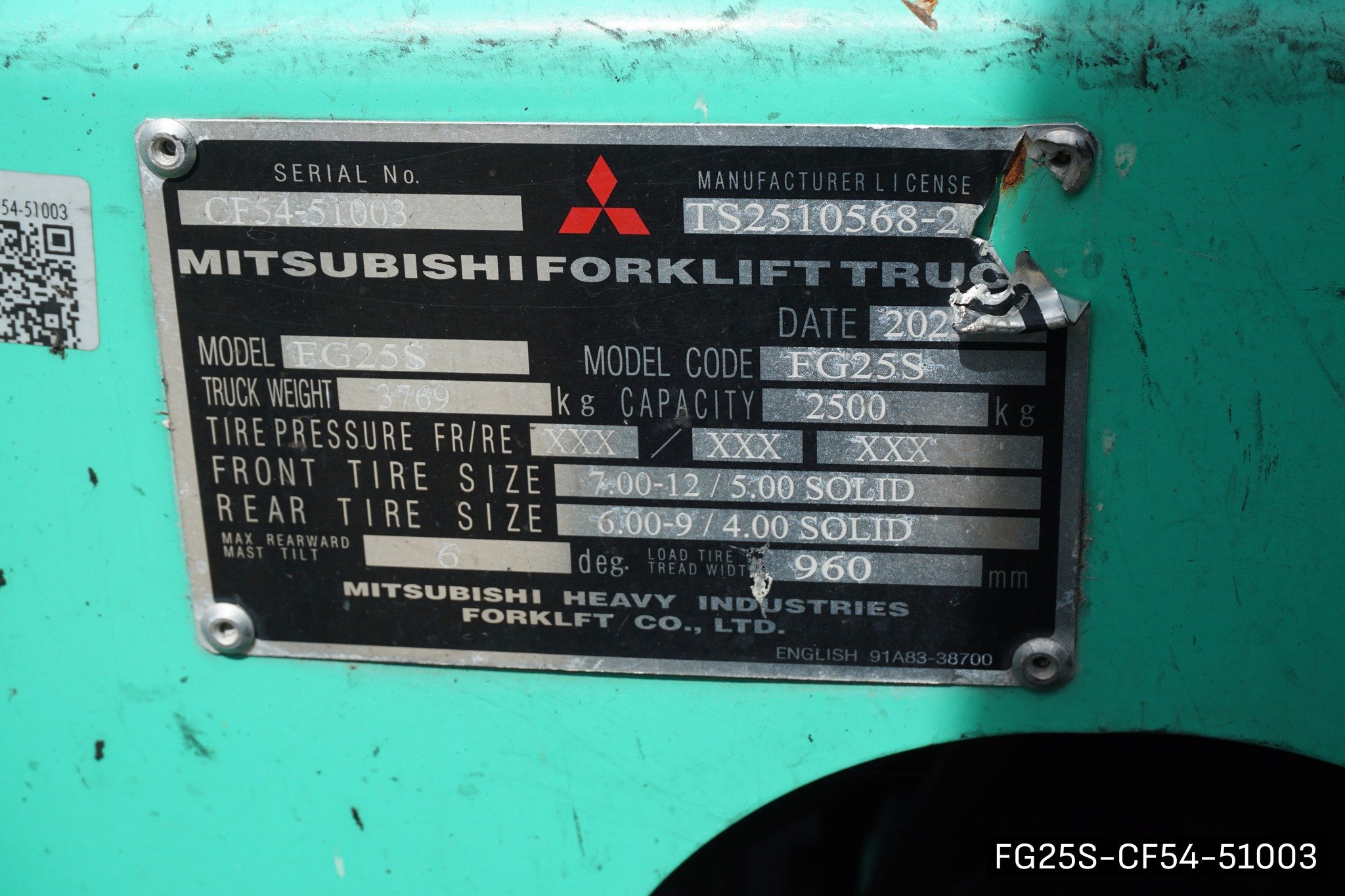 MITSUBISHI FG25S - image 7