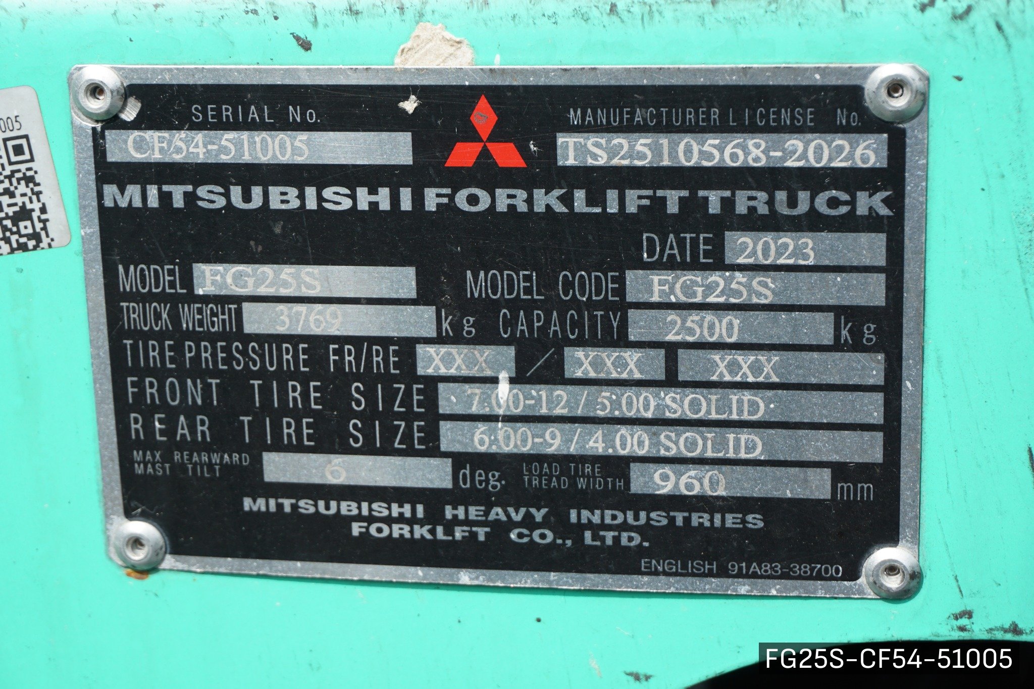 MITSUBISHI FG25S - image 7