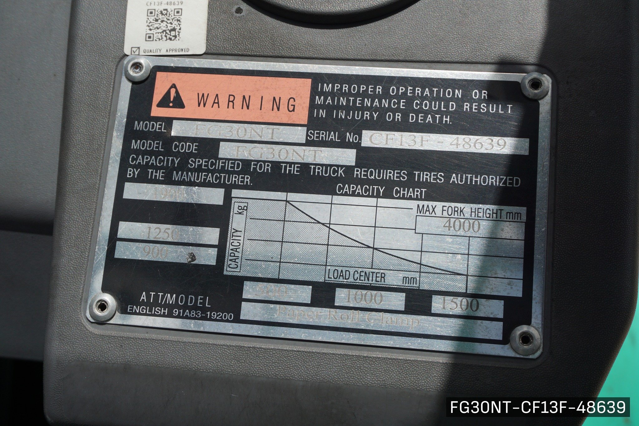 MITSUBISHI FG30NT - image 8
