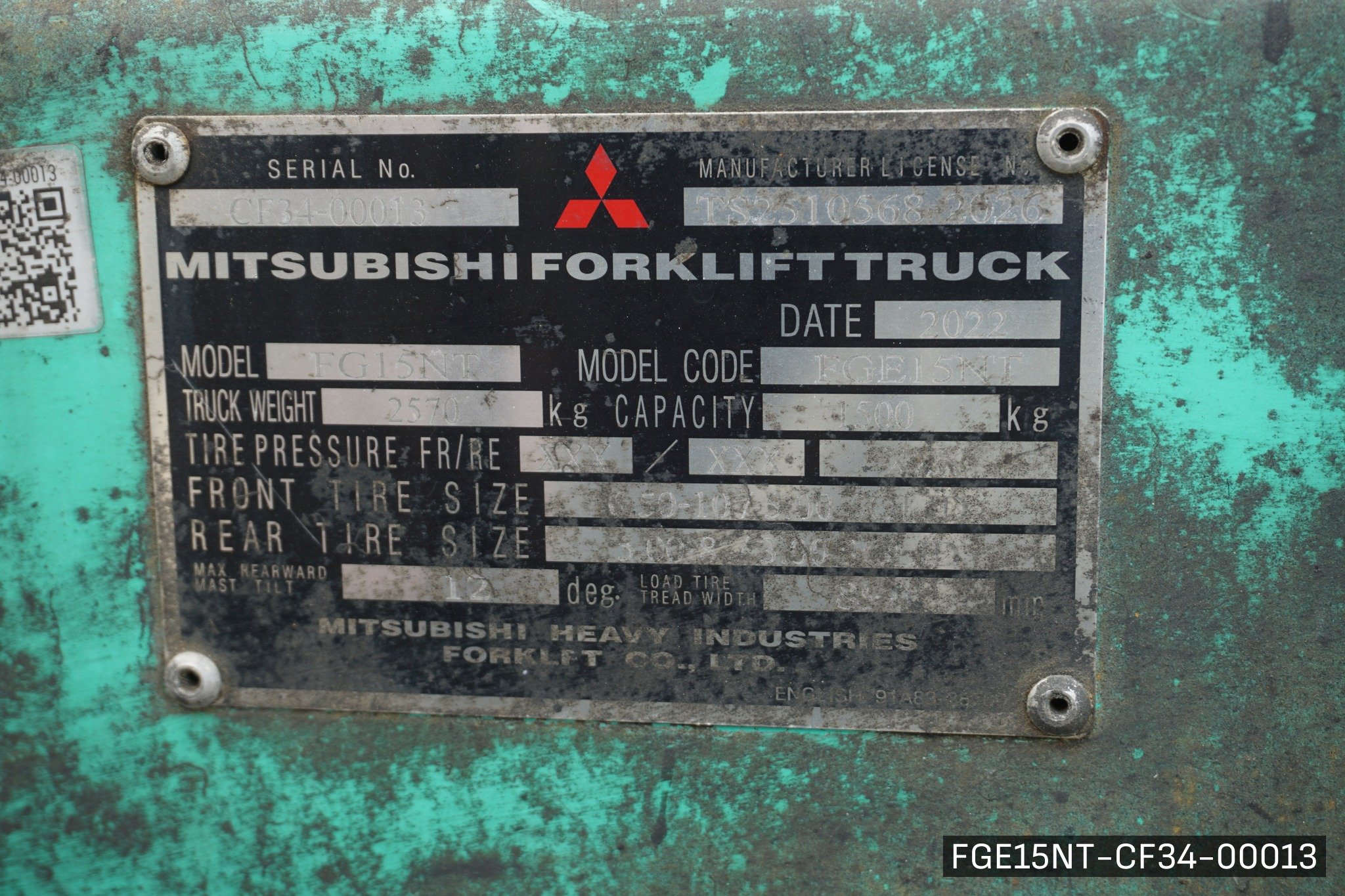MITSUBISHI FGE15NT - image 5