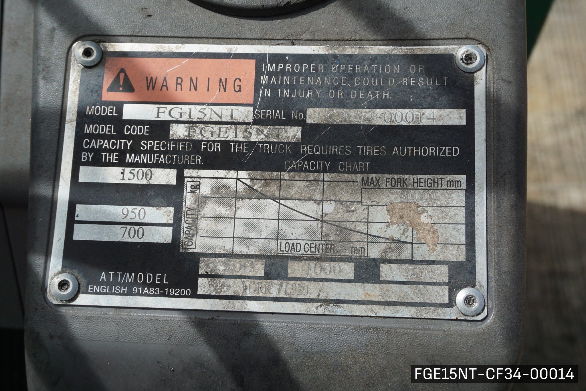 MITSUBISHI FGE15NT - image 8