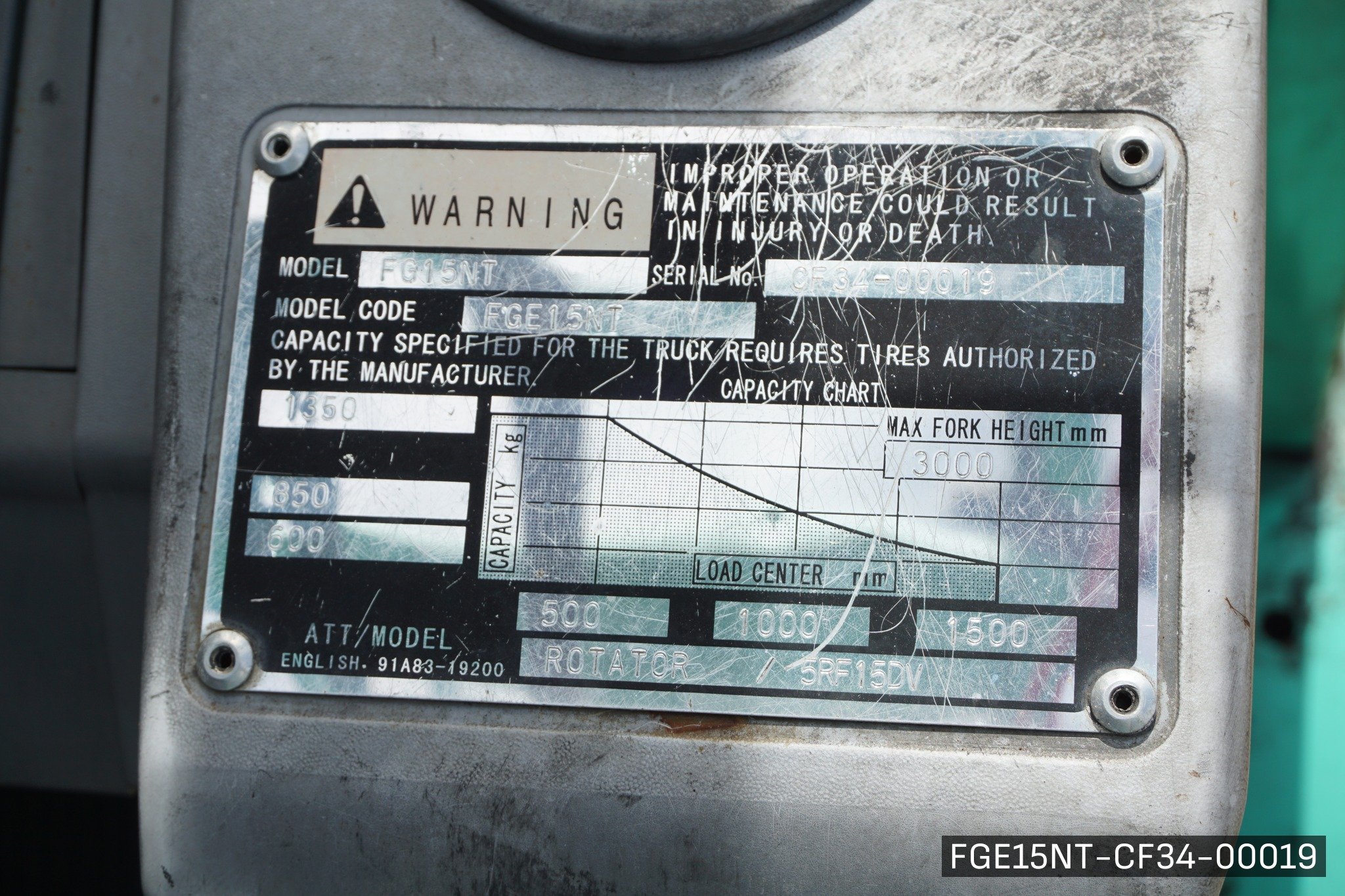 MITSUBISHI FGE15NT - image 8