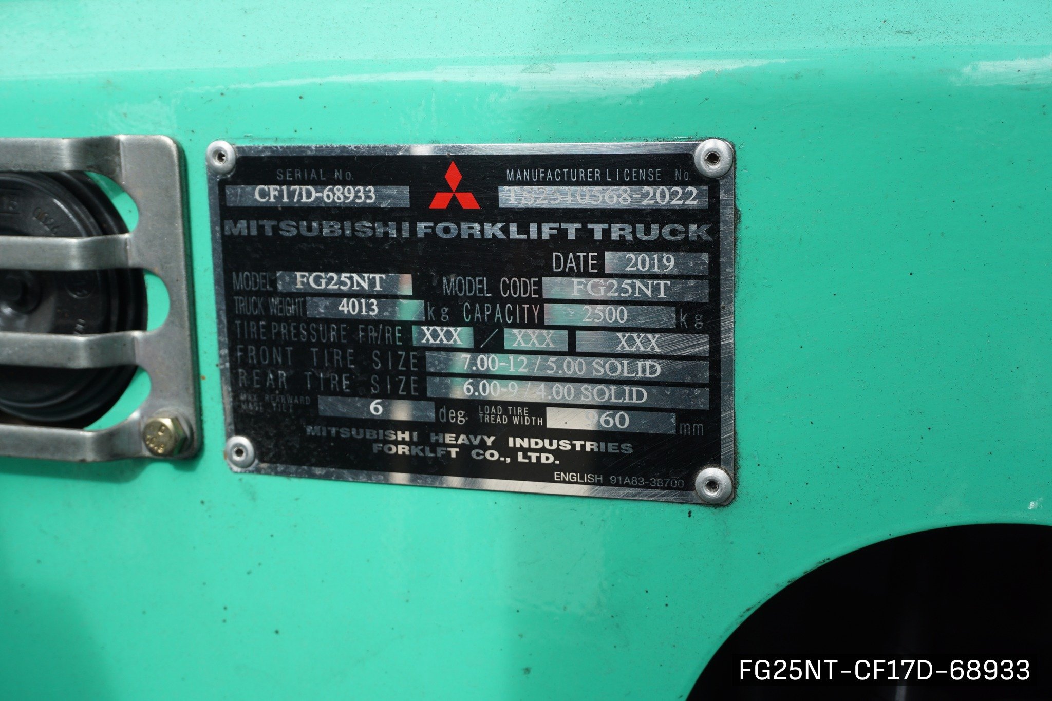 MITSUBISHI FG25NT - image 8