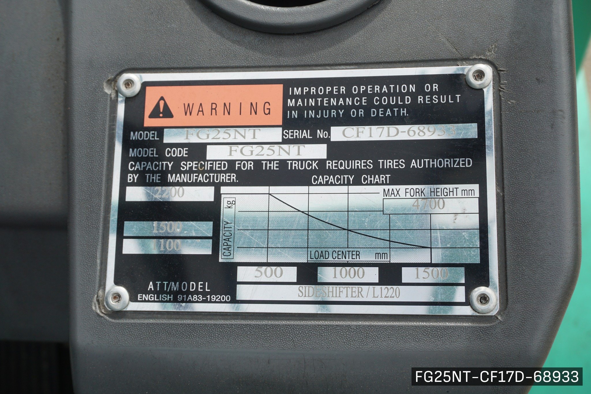 MITSUBISHI FG25NT - image 9