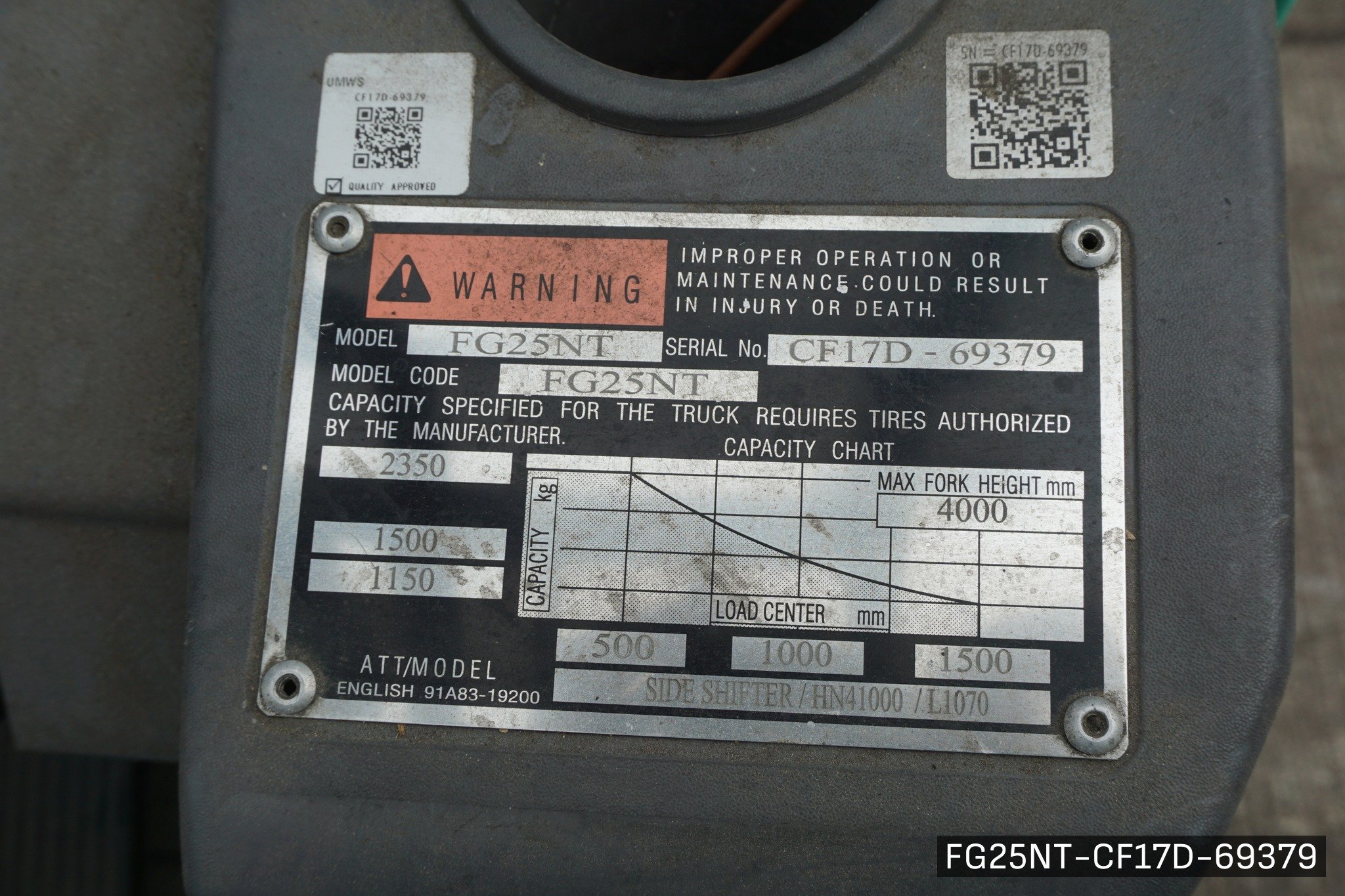 MITSUBISHI FG25NT - image 9
