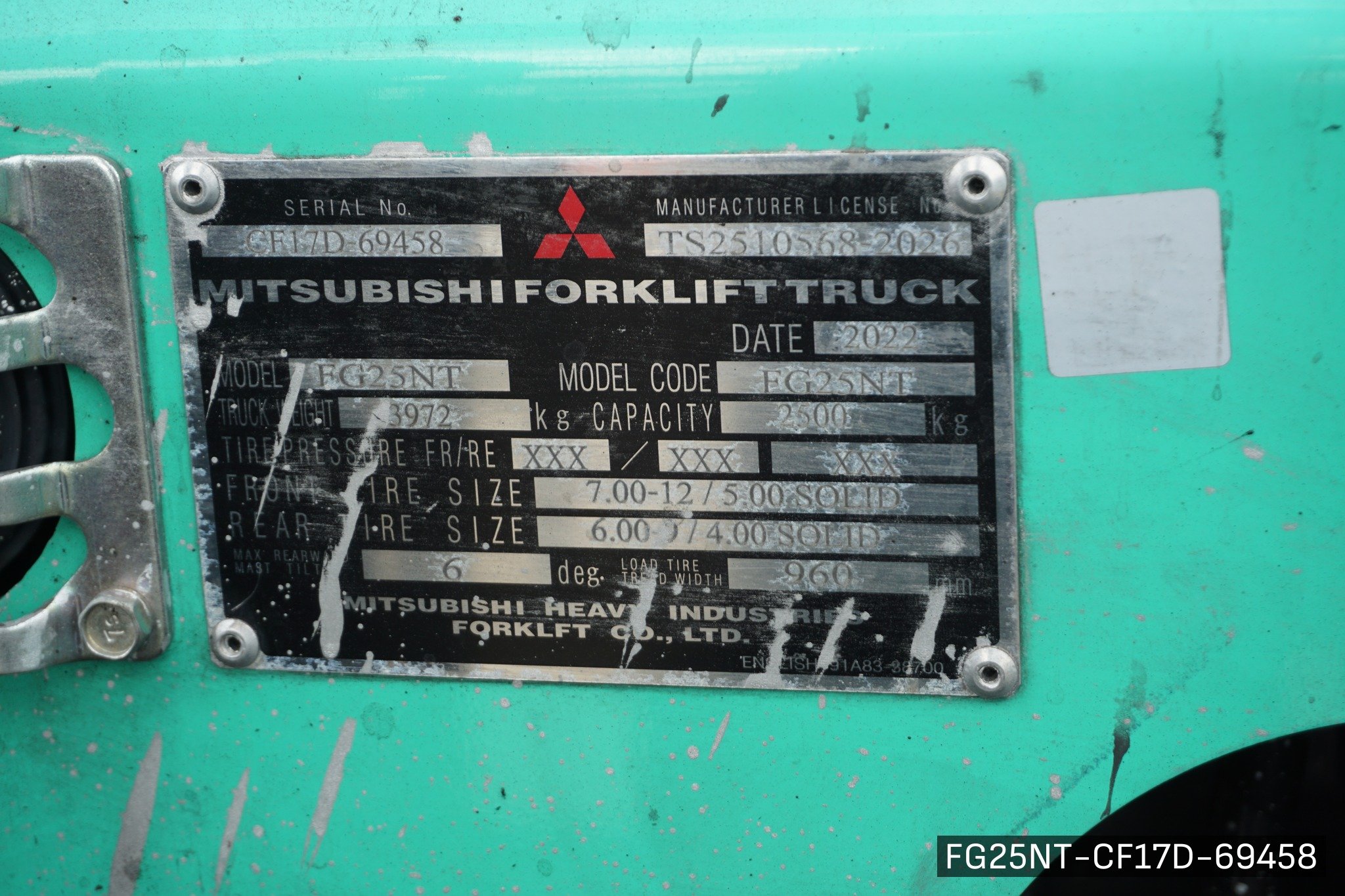 MITSUBISHI FG25NT - image 8