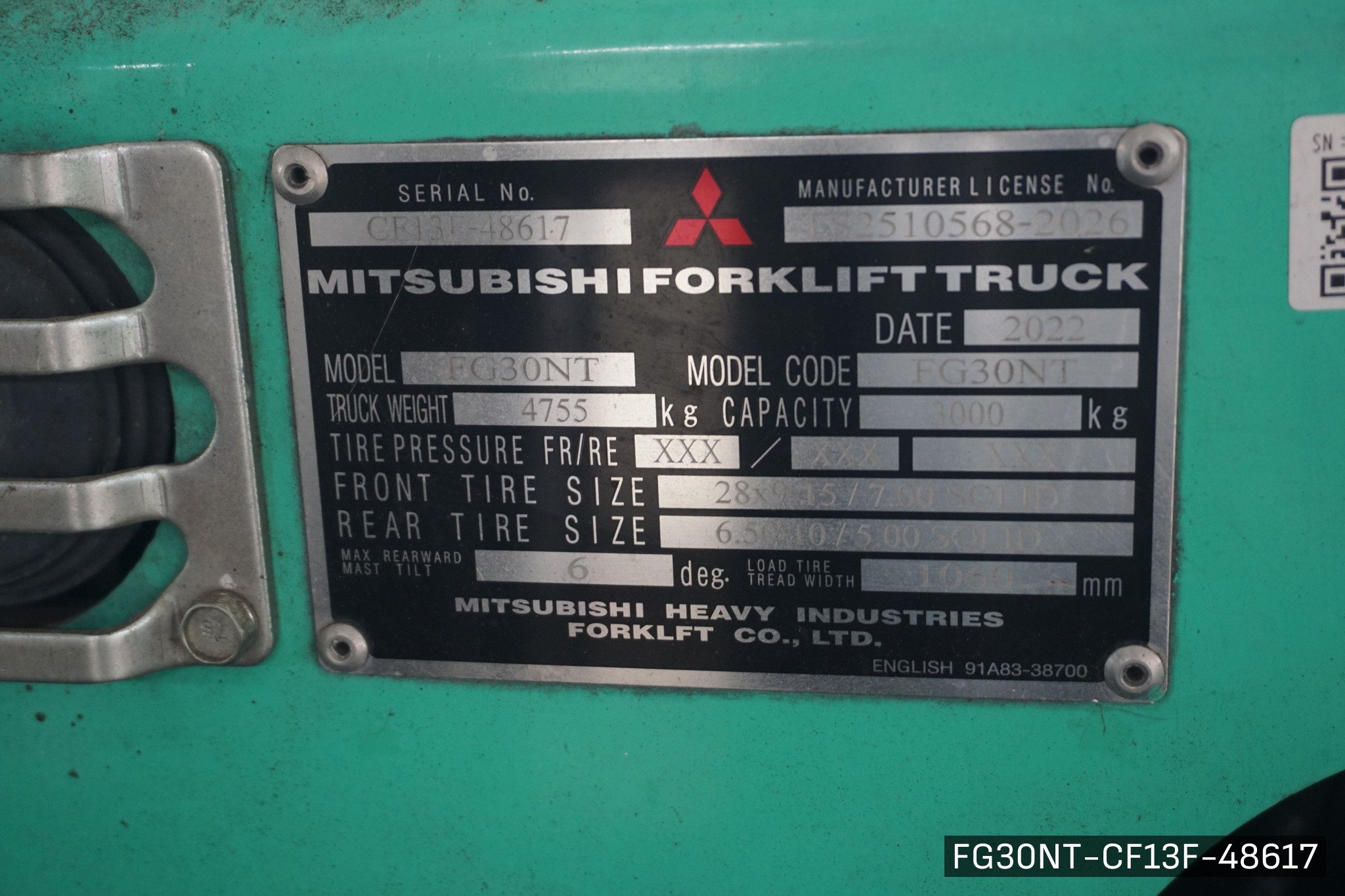 MITSUBISHI FG30NT - image 8