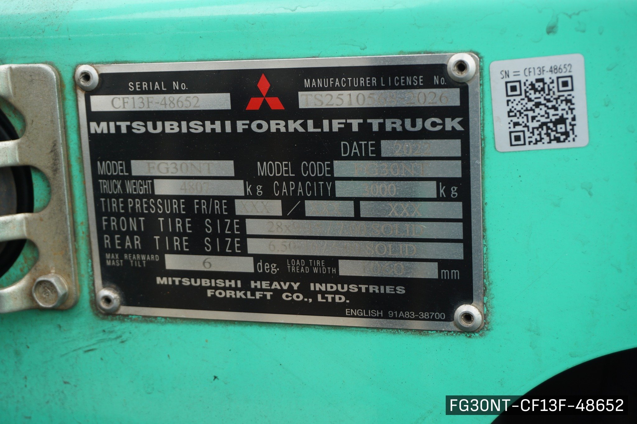 MITSUBISHI FG30NT - image 8