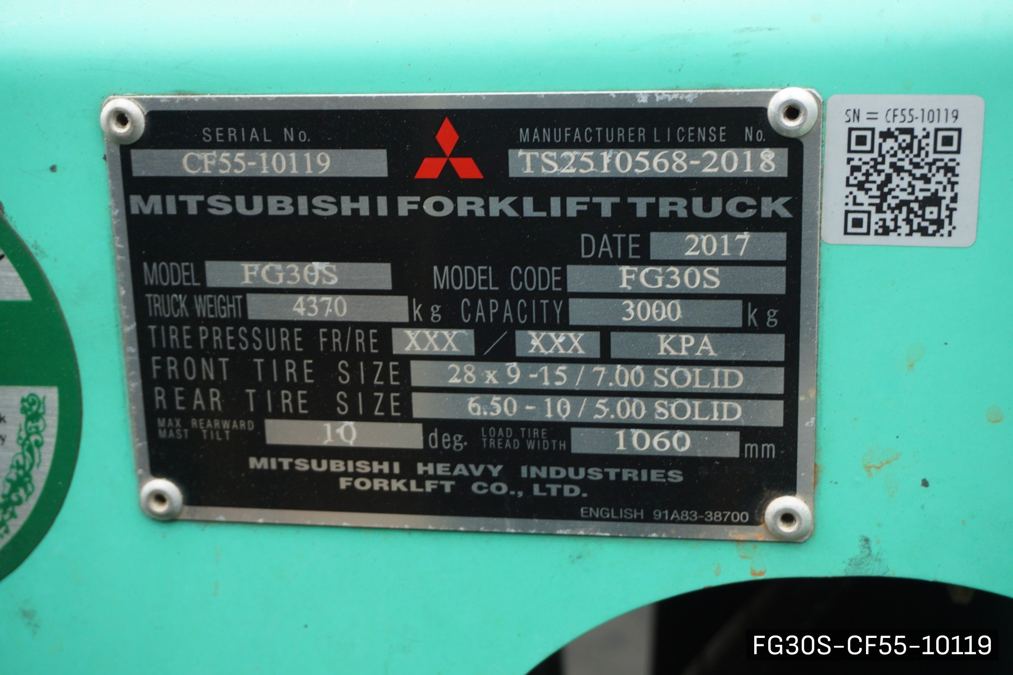 MITSUBISHI FG30S - image 8