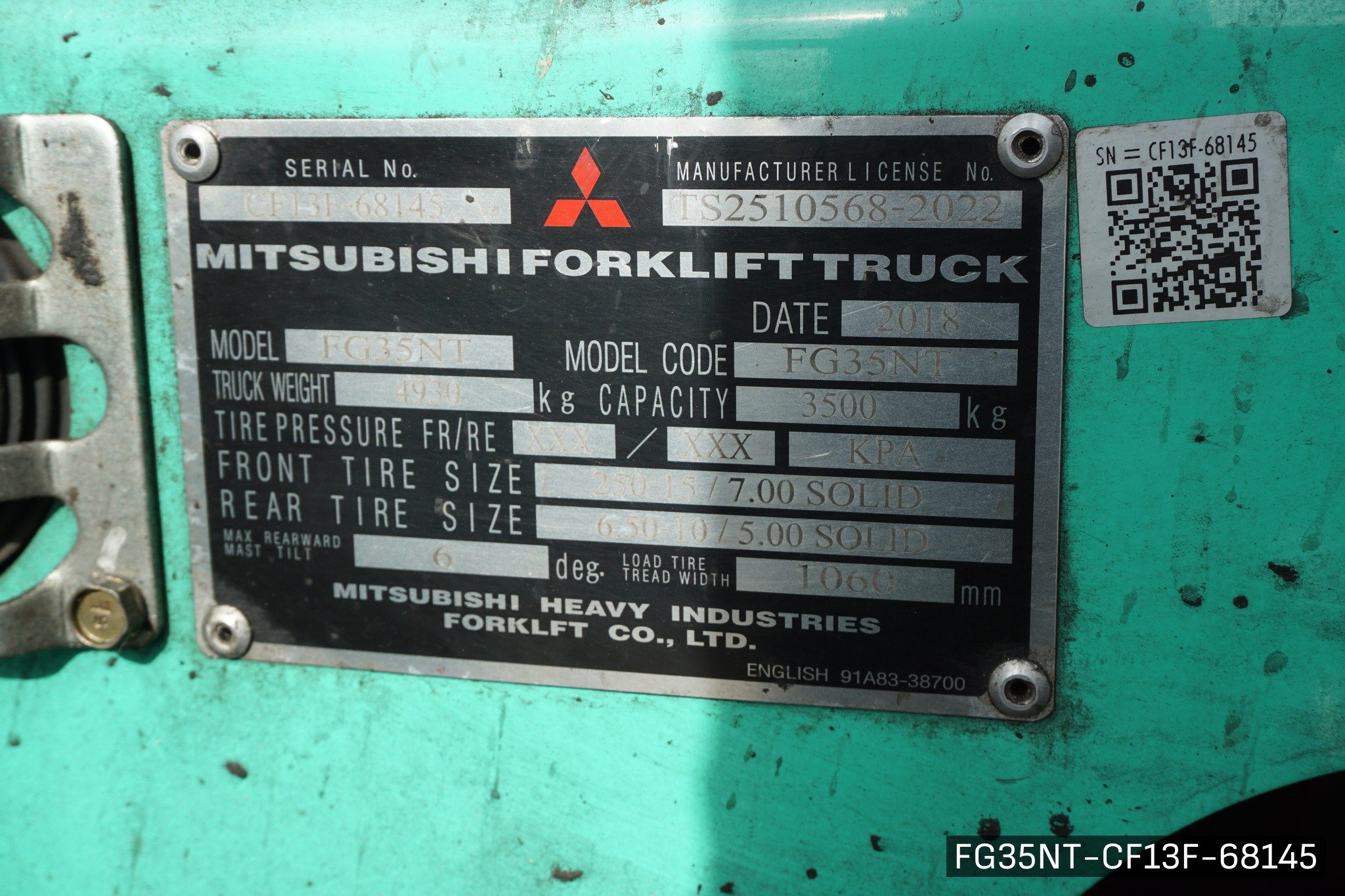 MITSUBISHI FG35NT - image 7