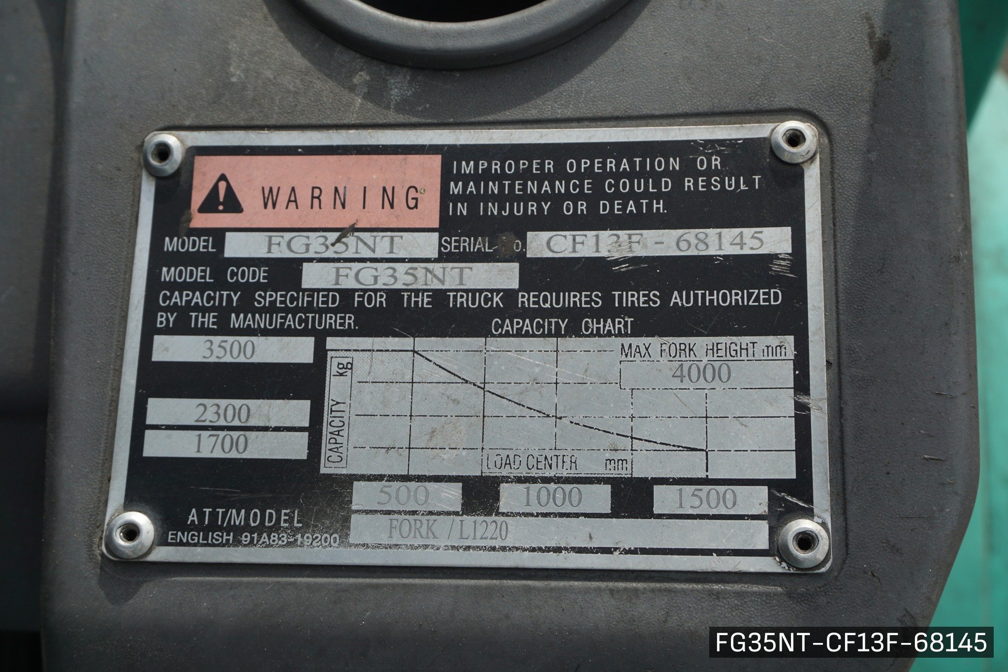 MITSUBISHI FG35NT - image 8