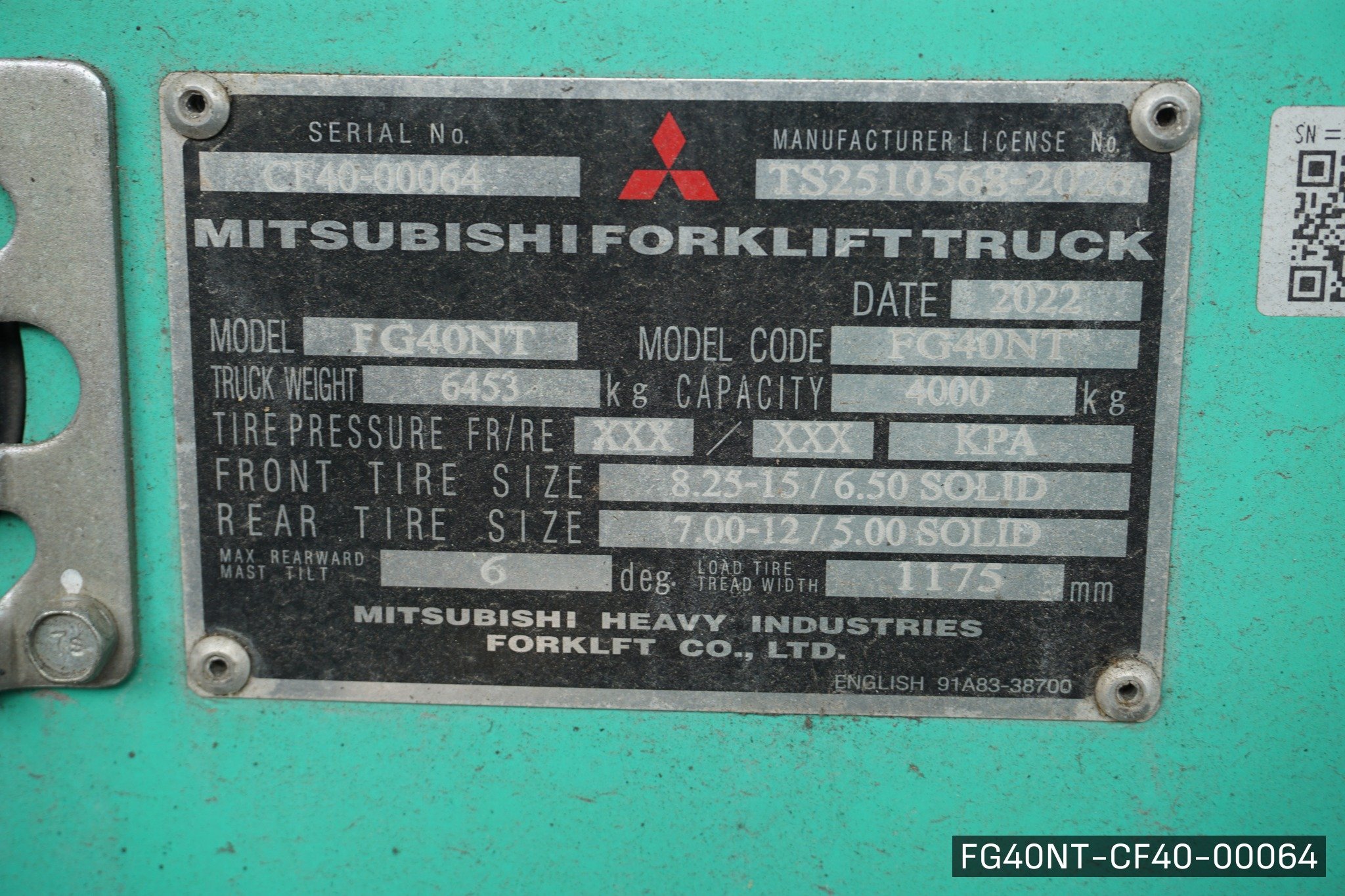MITSUBISHI FG40NT - image 8