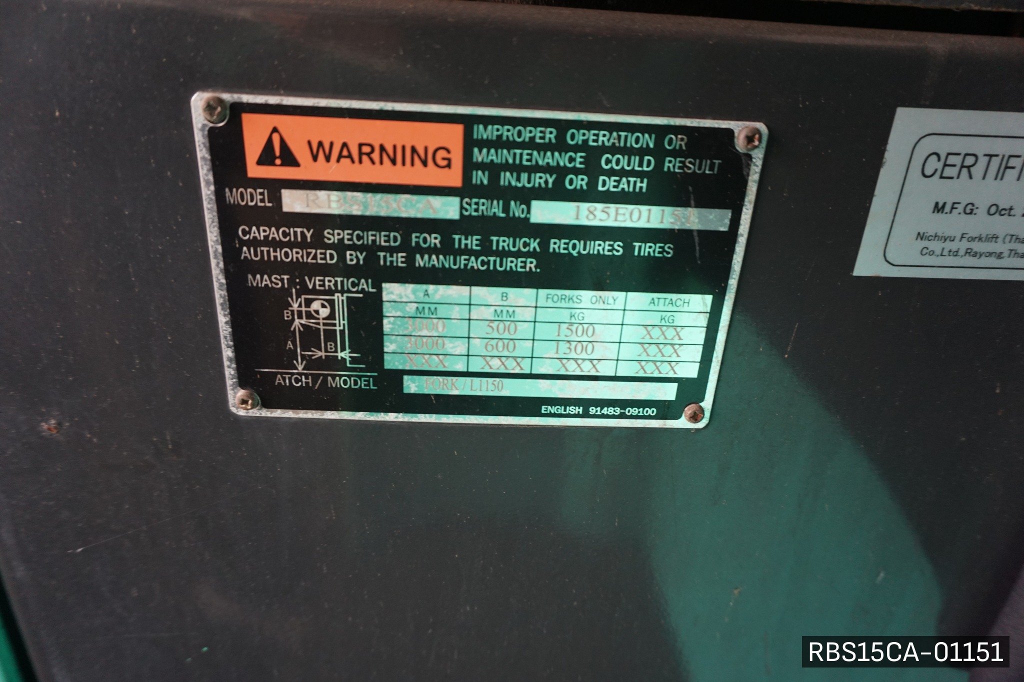 MITSUBISHI RBS15CA - image 5