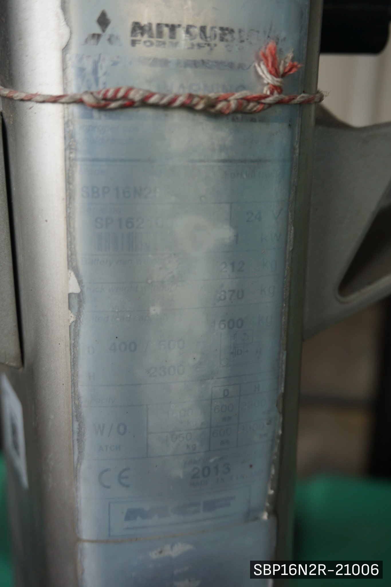 MITSUBISHI SBP16N2R - image 5