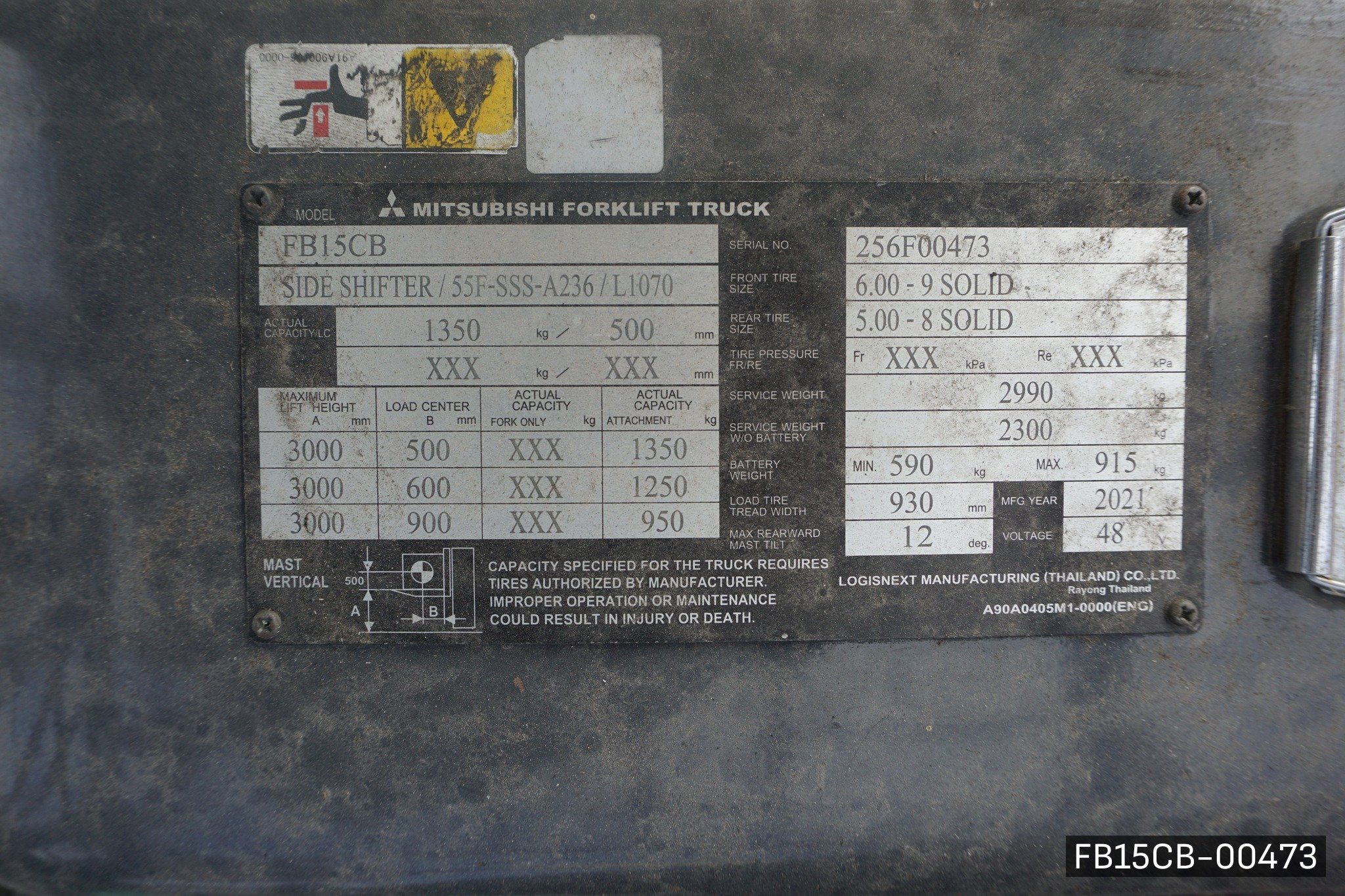 MITSUBISHI FB15CB - image 5