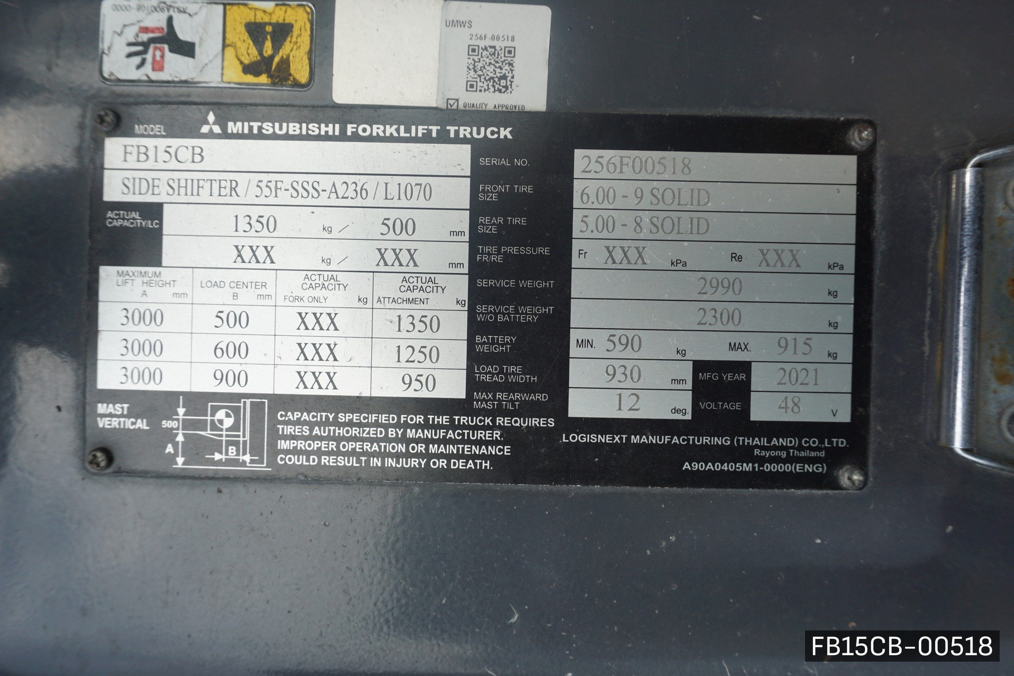 MITSUBISHI FB15CB - image 8