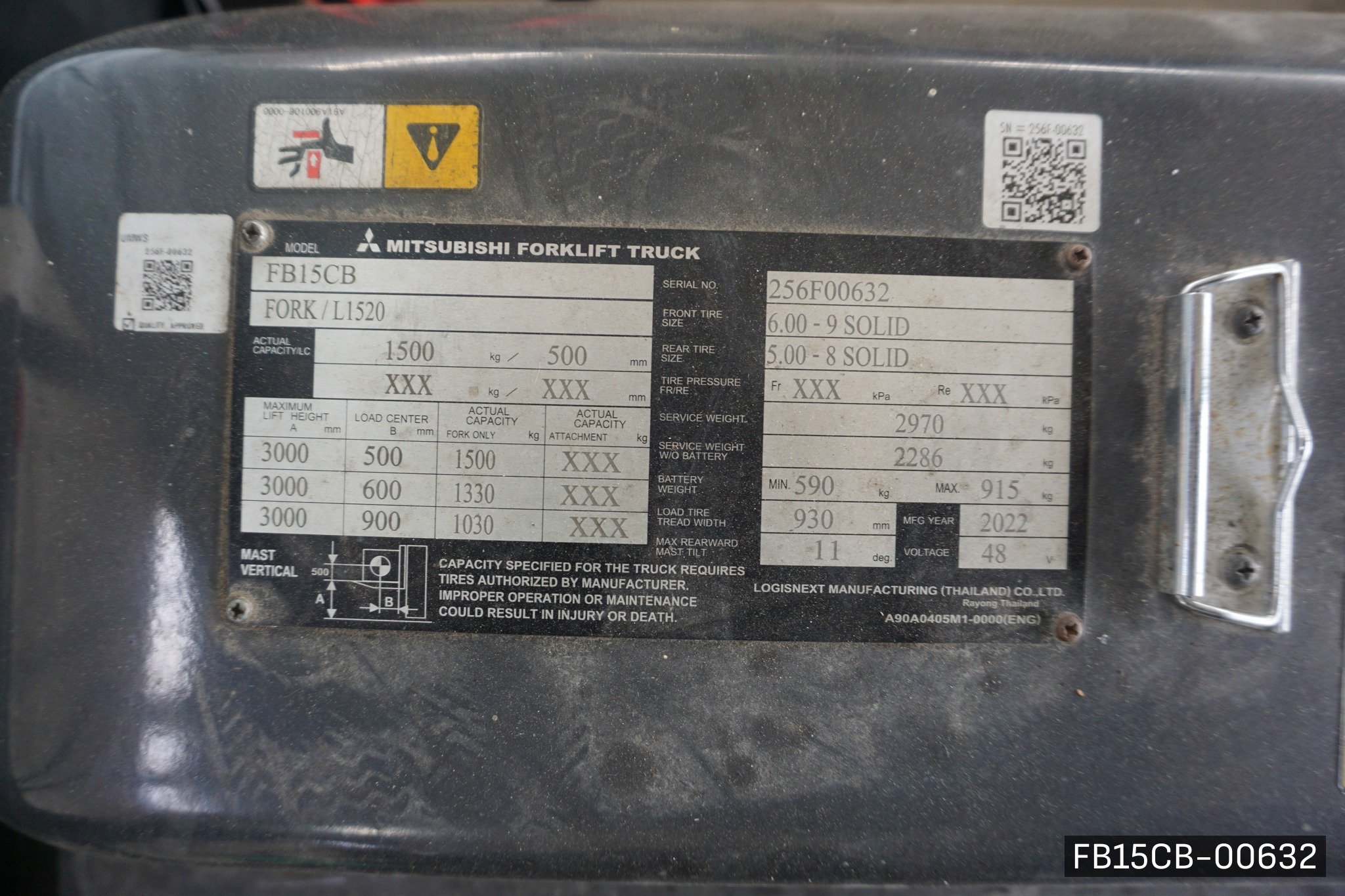 MITSUBISHI FB15CB - image 7