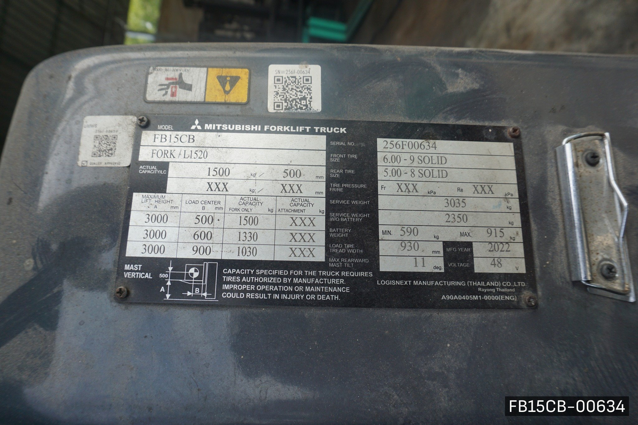 MITSUBISHI FB15CB - image 6