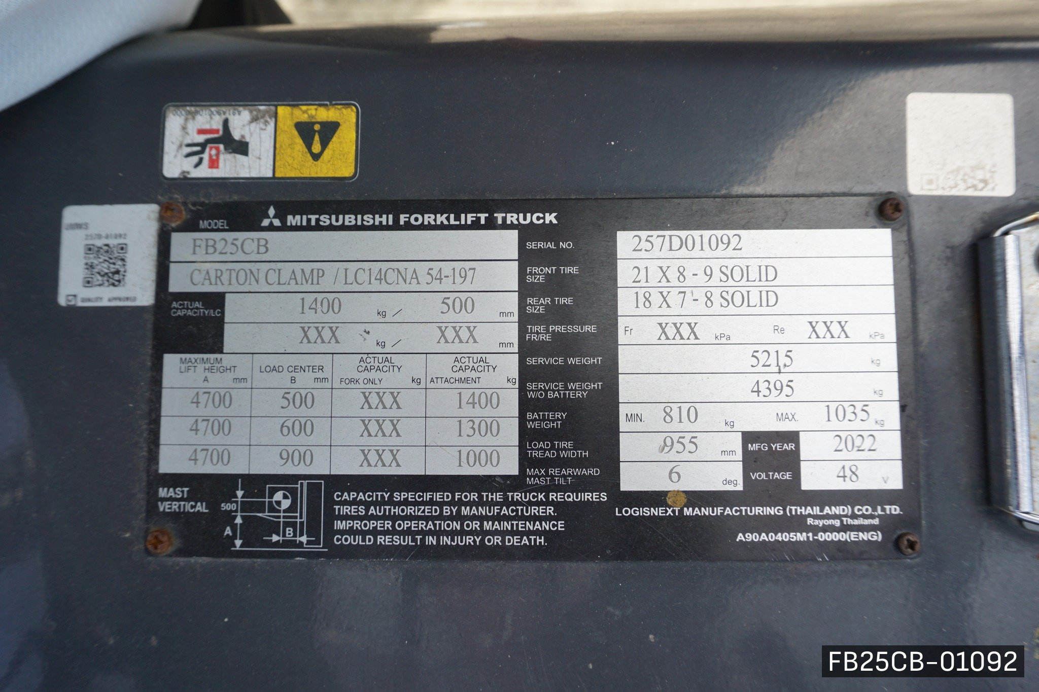 MITSUBISHI FB25CB - image 9