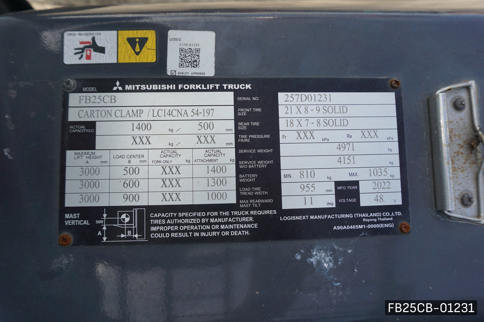 MITSUBISHI FB25CB - image 5
