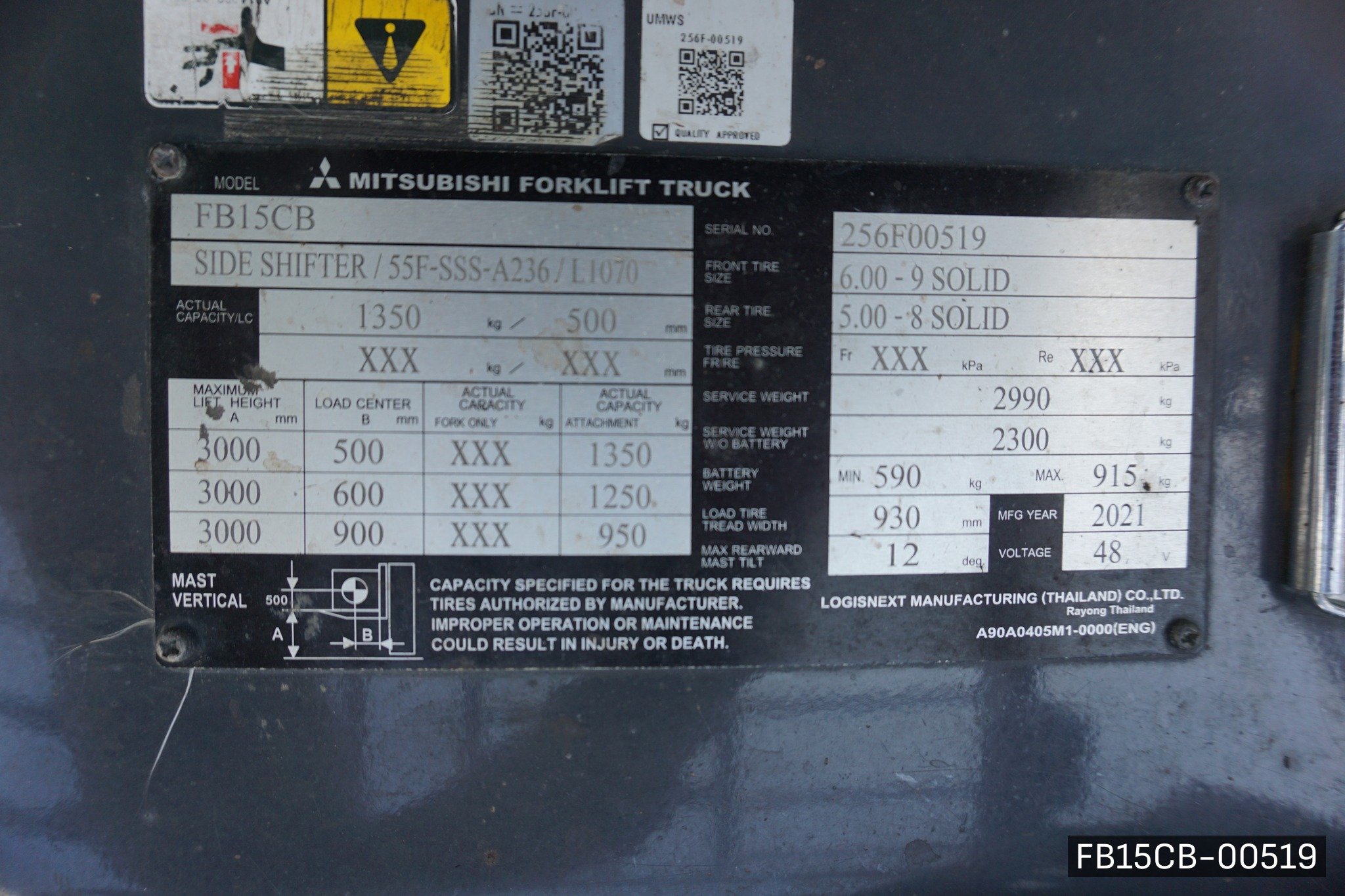 MITSUBISHI FB15CB - image 5