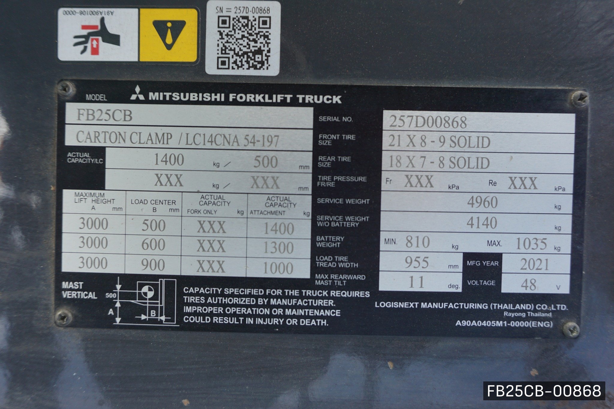 MITSUBISHI FB25CB - image 7
