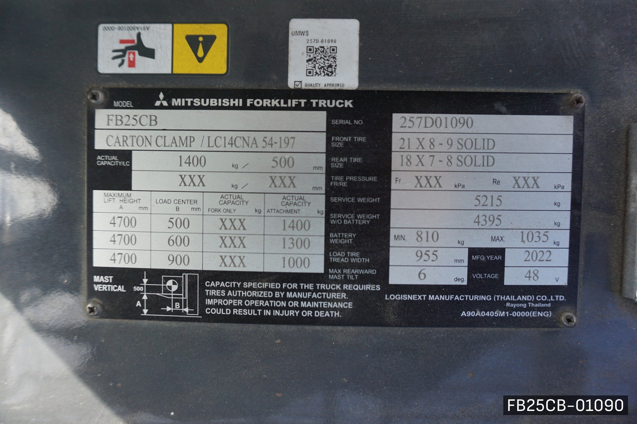 MITSUBISHI FB25CB - image 6