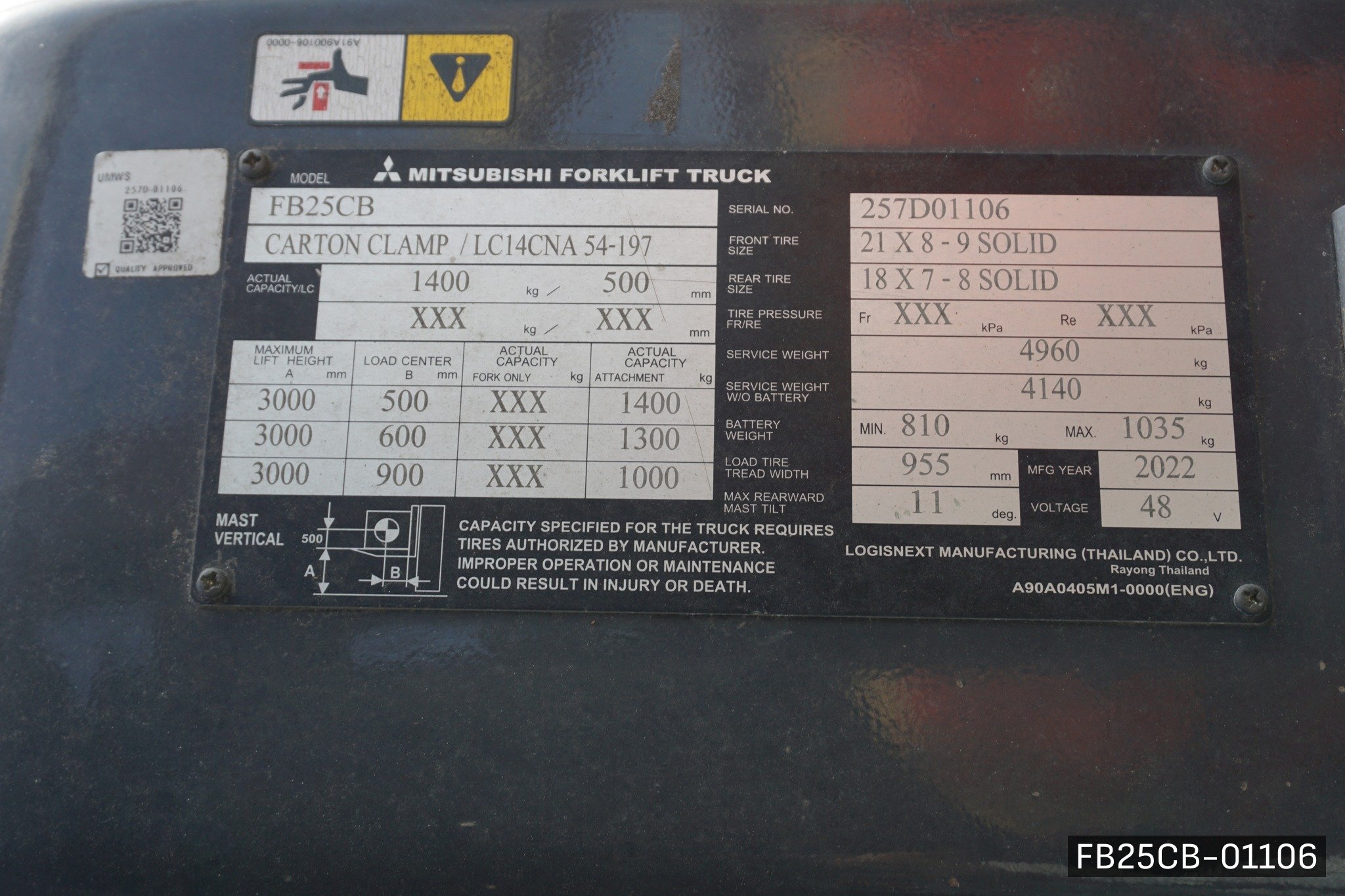MITSUBISHI FB25CB - image 7