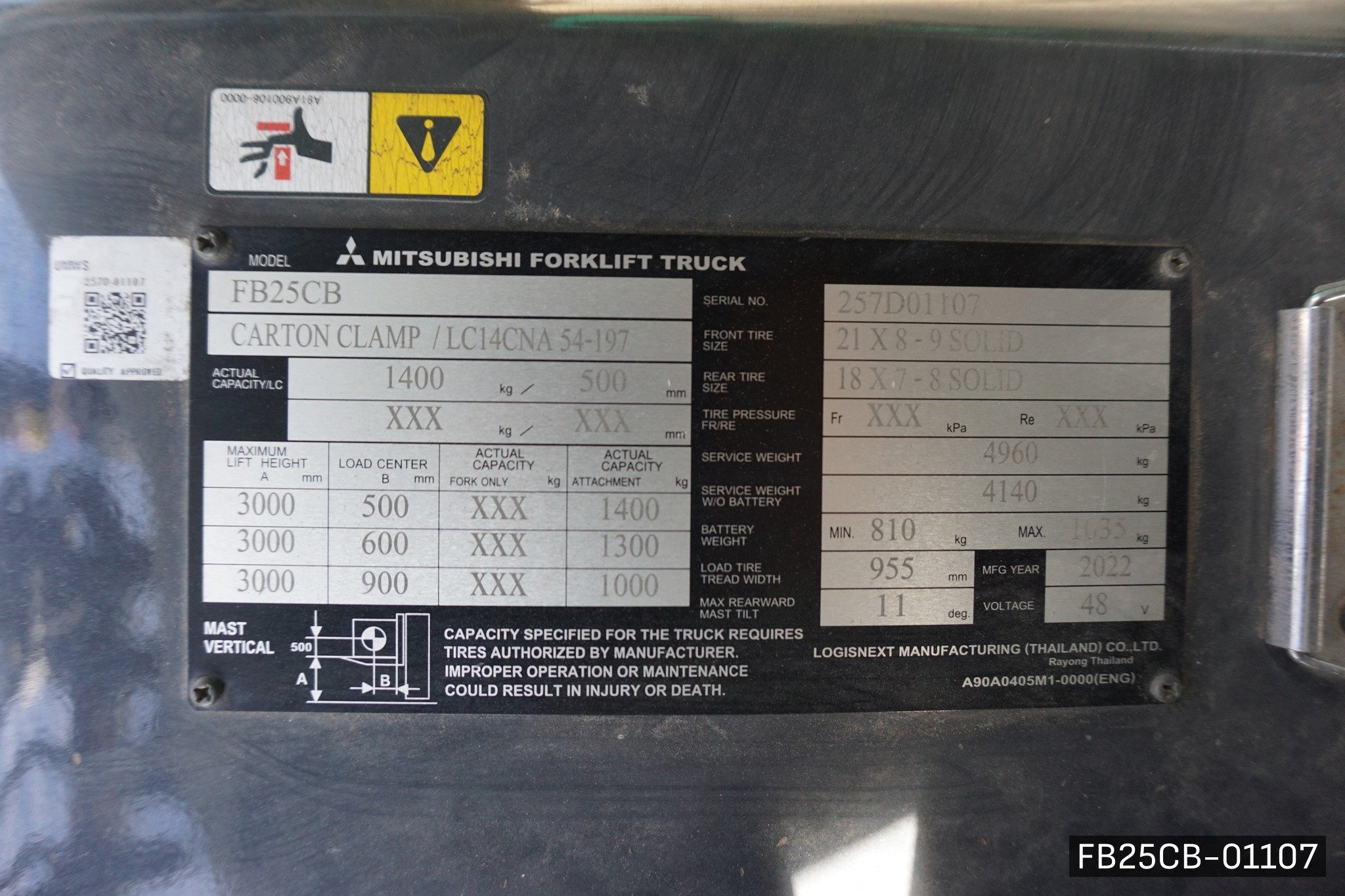 MITSUBISHI FB25CB - image 6