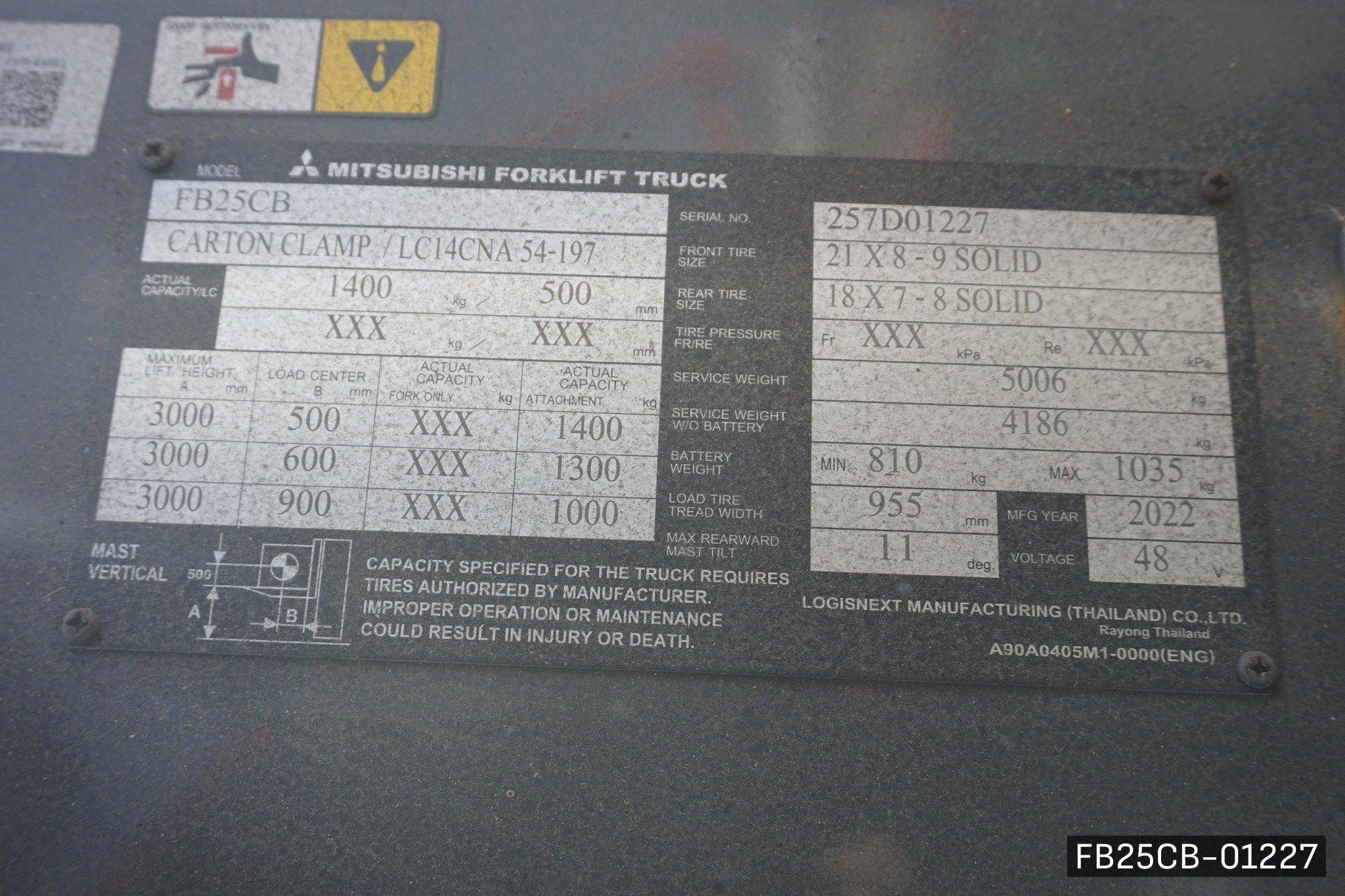 MITSUBISHI FB25CB - image 6
